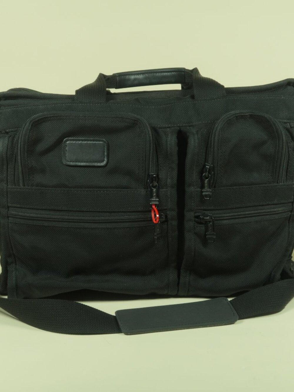Vintage 90s Tumi Alpha Ballistic Nylon Messenger Bag Black Laptop